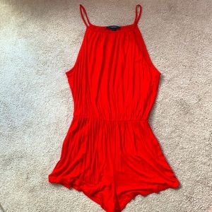 Red Forever21 Romper (M)